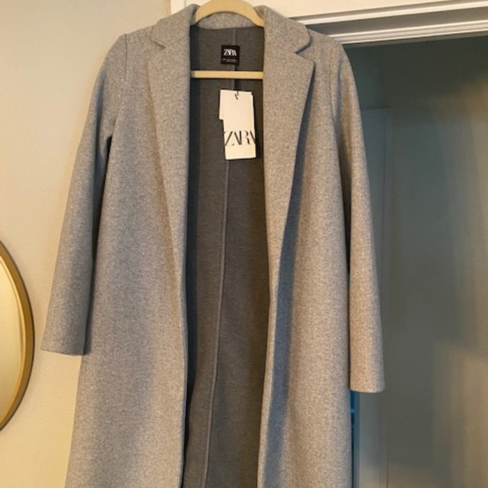 Zara Gray Top Coat